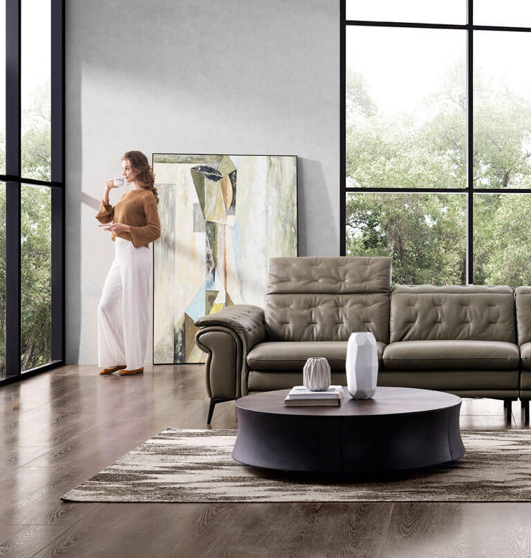 Leather Sofas Couches Recliner Dining Table Set