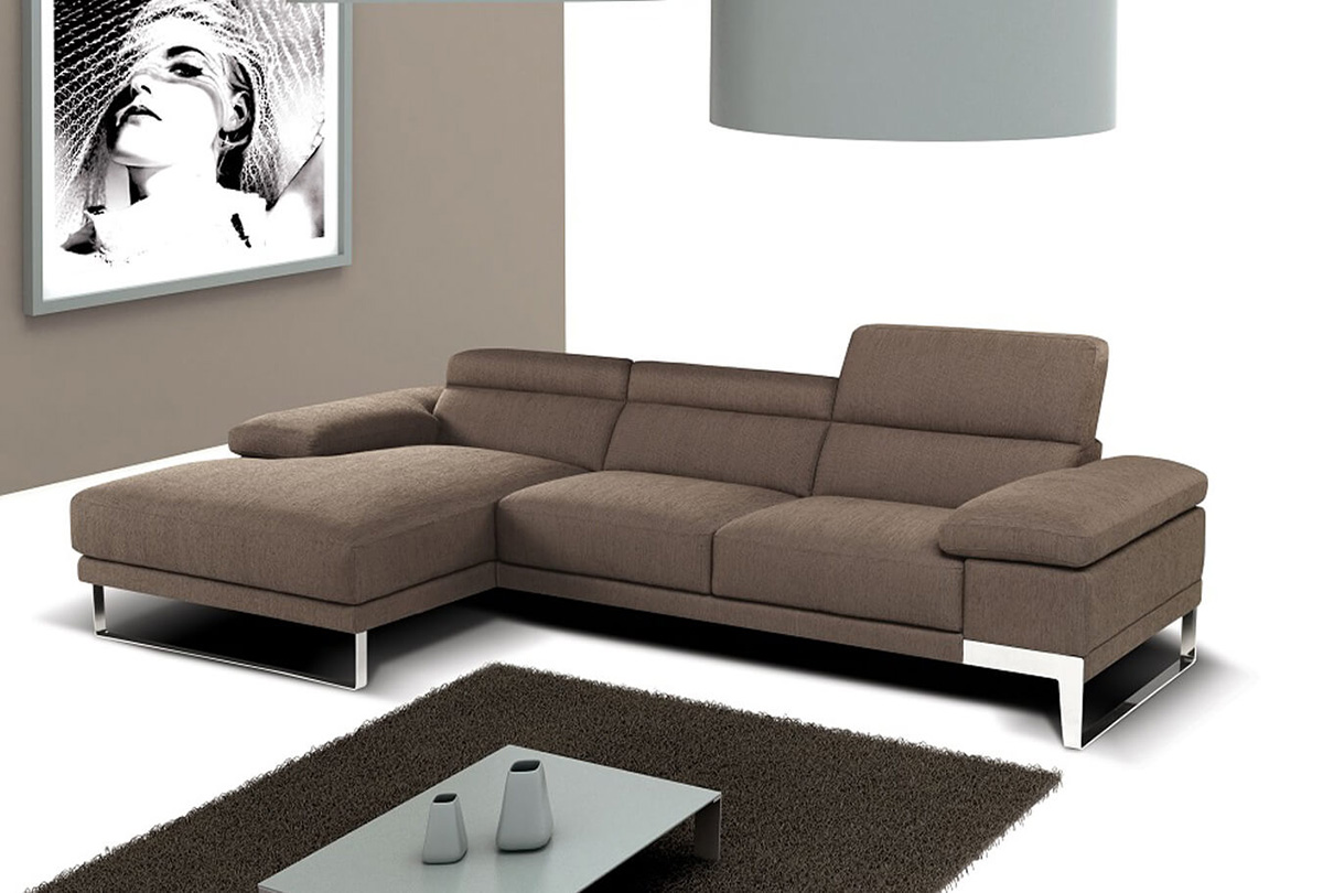 Domus Modern L Shaped Leather Sofa Designs Pune,ChennaiSimply Sofas